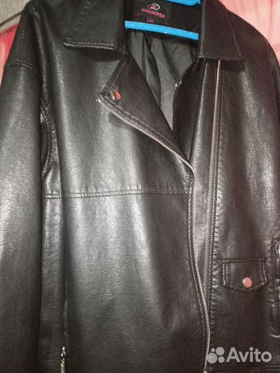 Кожаная куртка косуха новая