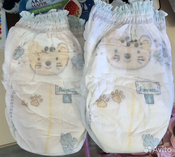 Подгузники трусики pampers 4