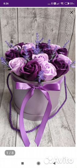 Букет цветы из мыла