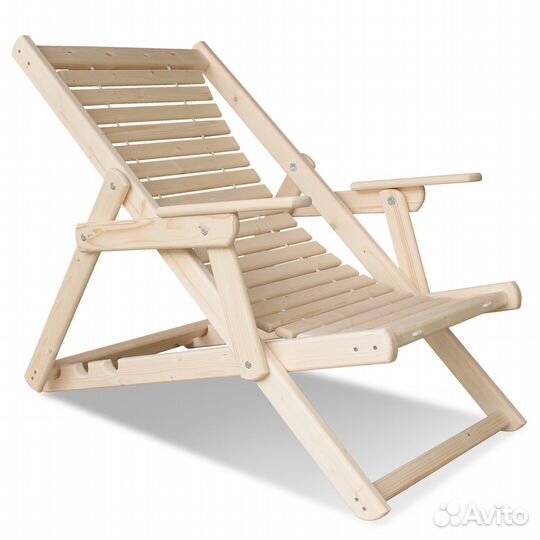 Шезлонг деревянный
