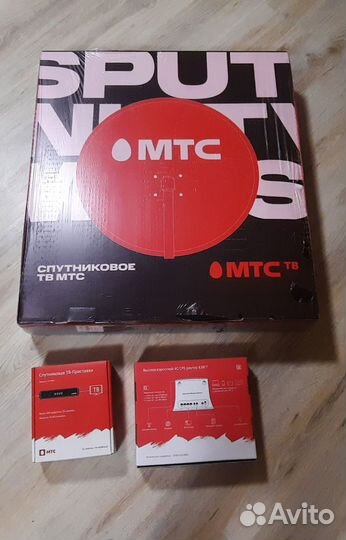 Комплект спутникового тв МТС + интернет МТС