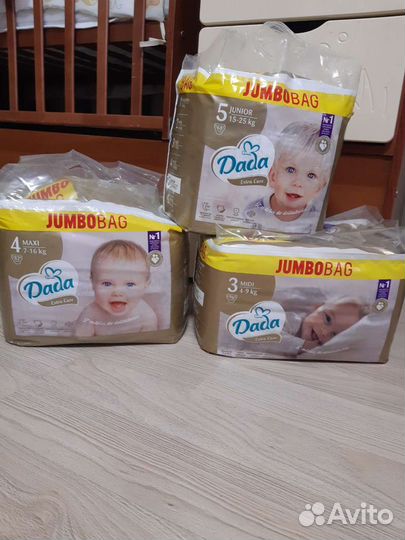 Памперсы подгузники для детей 3,4,5