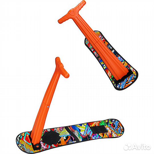 Детский сноускейт с ручкой (новый)