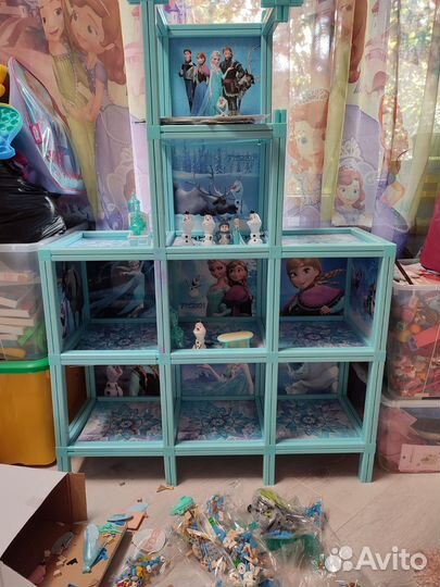 Кукольный домик конструктор холодное сердце