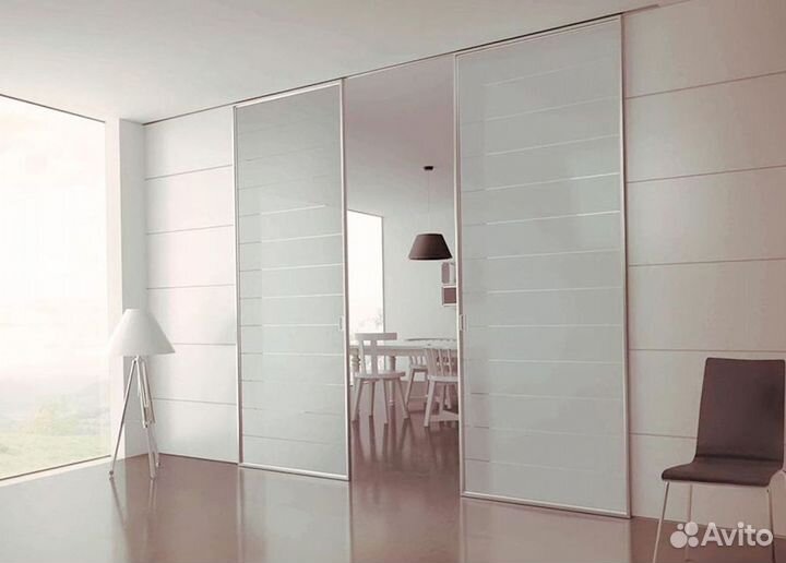 Стеклянная перегородка для офисов от производителя