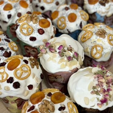 Самые вкусные творожные куличи