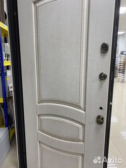 Дверь металлическая в коттедж двухстворчатая