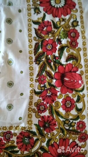 Скатерть лен СССР новая