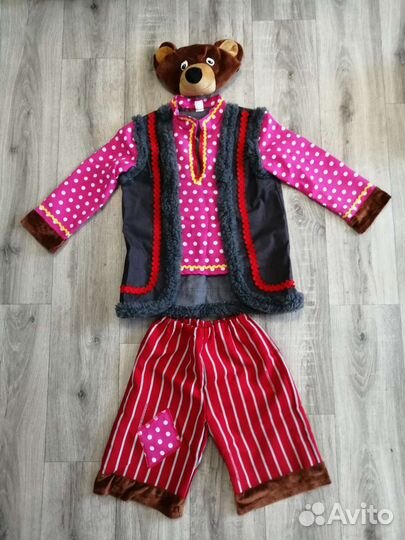 Костюм Карнавальный Мишка и Моряк 116-122р в отс