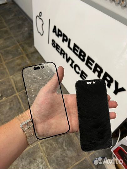 Замена стекла iPhone/Apple watch (переклей)