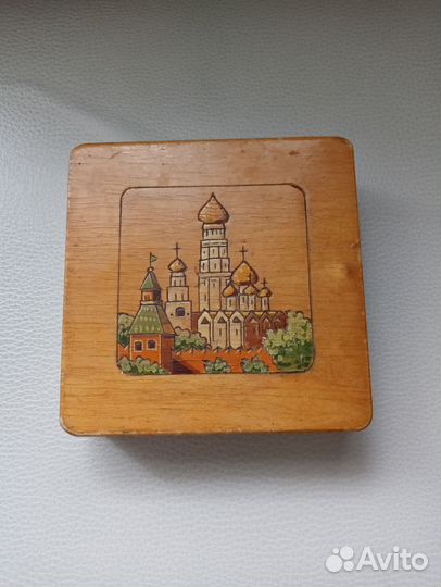 Деревянная шкатулка СССР