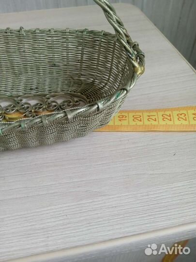 Конфетница мельхиоровая СССР, с