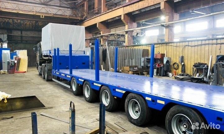 Полуприцеп трал (тяжеловоз) Авиком 98713-04 высокорамный, 2023