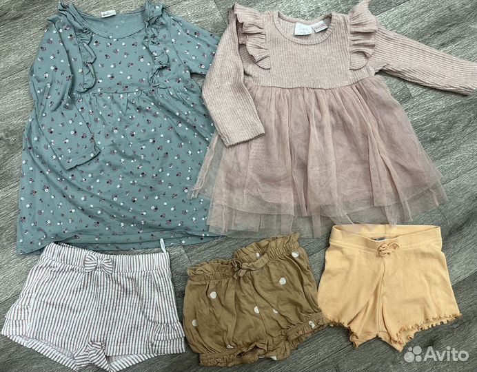 Брендовые вещи на девочку 74-80