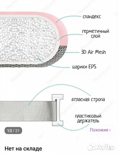 Матрасик для купания новорожденного