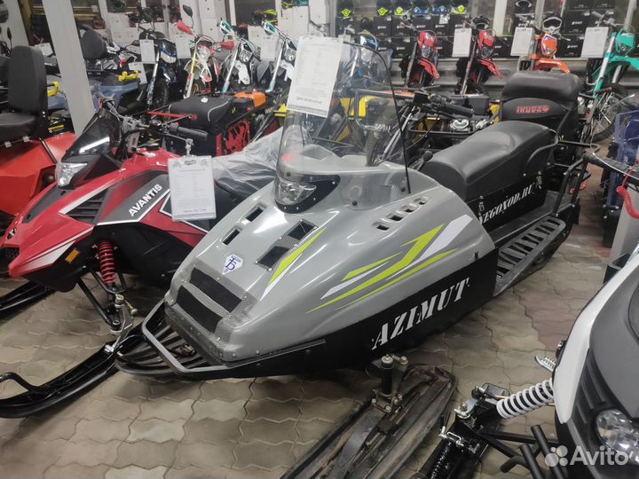 Снегоход с пробегом Бурлак Азимут 20