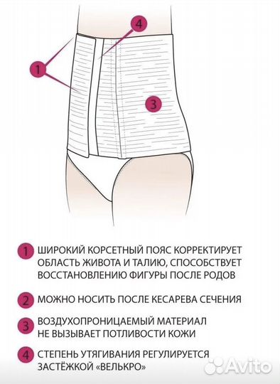 Бандаж послеродовой фэст