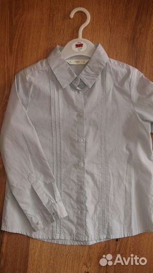Рубашка для девочки mango, р. 116, надета 1 р