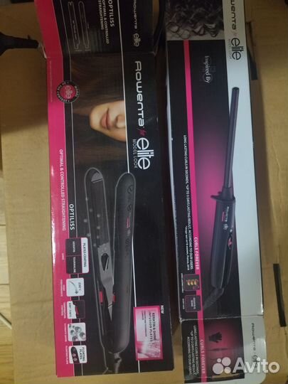 Плойка rowenta тонкая и кератиновая