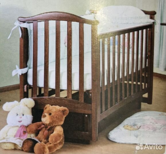 Детская кровать,бортики, одеяло,болдахин,подушка