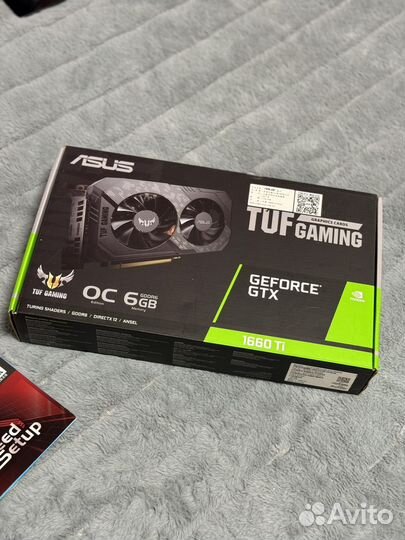 Asus Geforce GTX 1660 Ti видеокарта 6Gb