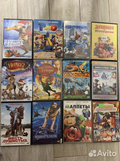 Диски с мультфильмами