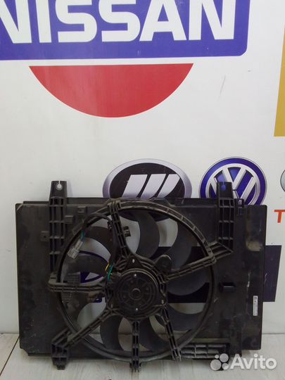 Вентилятор радиатора охлаждения двигателя диффузор