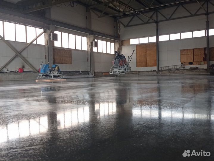 Полимерные промышленные полы шлифовка бетона