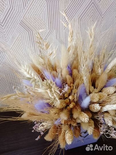 Коробочка из сухочветов