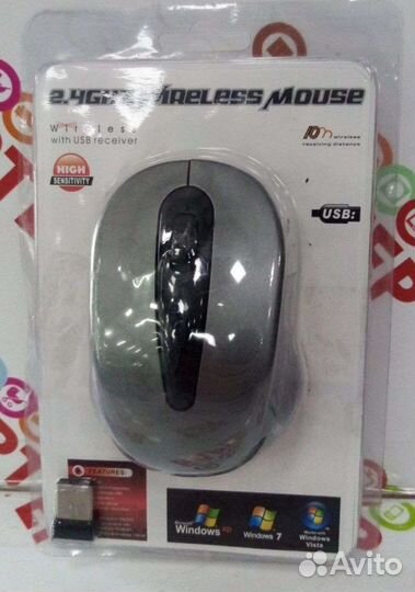 Мышь проводная 2.4 GHZ Wireless Mouse. Б10