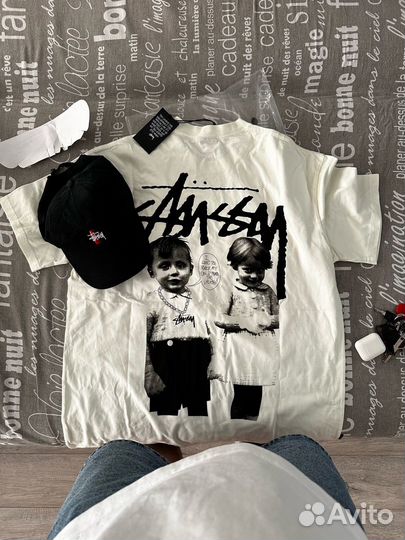 Футболка + Кепка Stussy оригинал