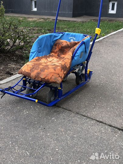 Коляска санки