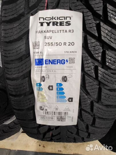 Nokian Tyres Hakkapeliitta R3 SUV 255/50 R20 109R
