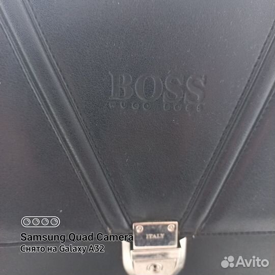 Мужской кожаный портфель бу