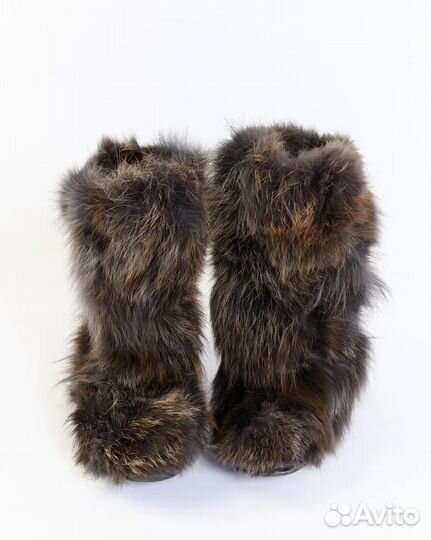 Архивные уютнейшие унты из меха лисы Lgb