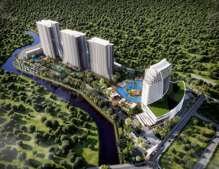 Квартира-студия, 47 м² (Кипр)