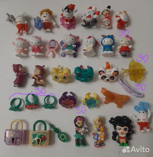 Разные игрушки из Киндер