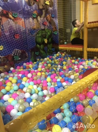 Детский игровой лабиринт, батут