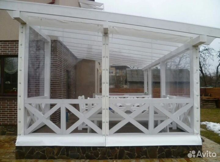 Мягкие окна для беседки