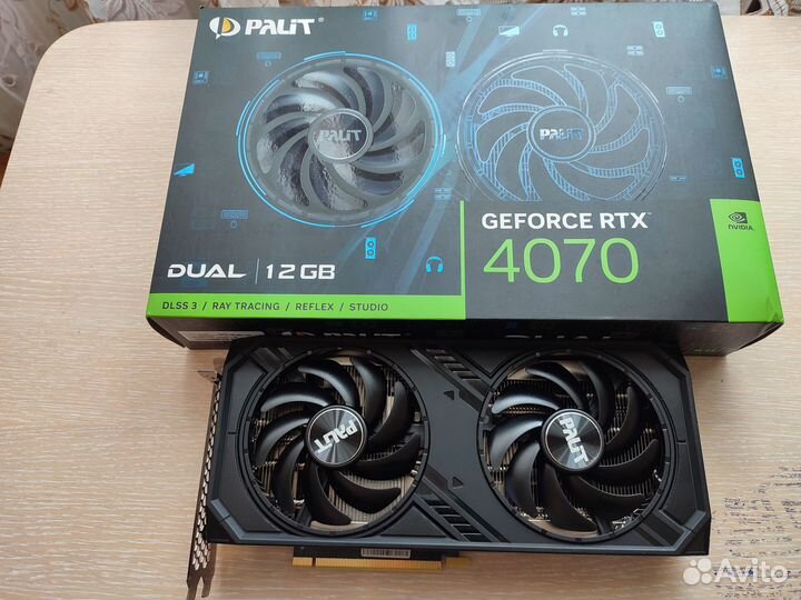Palit GeForce RTX 4070 Dual (Гарантия днс)