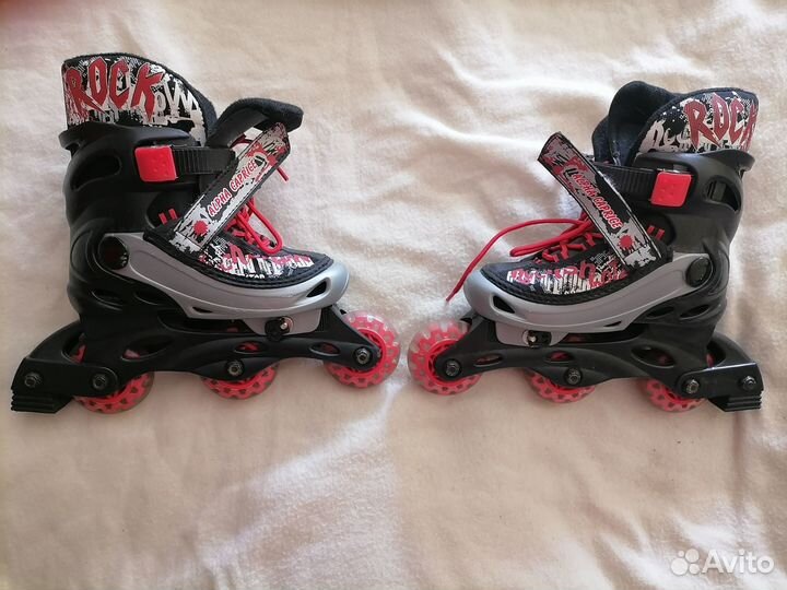 Детские роликовые коньки с защитой