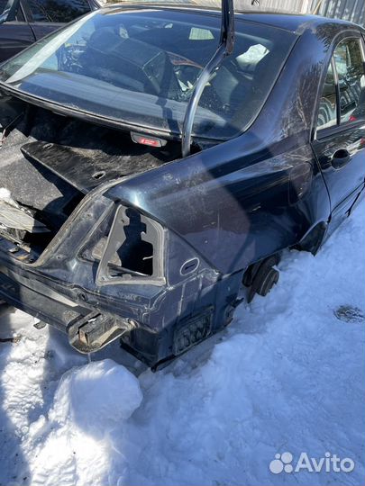 Заднее крыло на w203