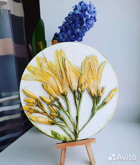 Изготовление ботанического барельефа