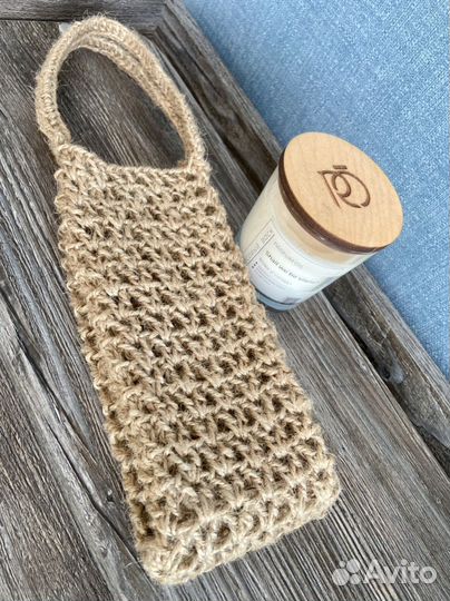 Эко-мочалка из джута