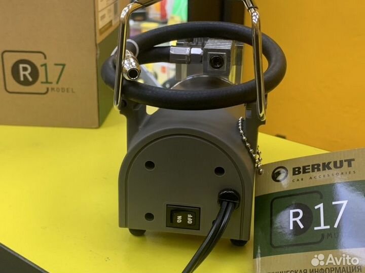 Компрессор автомобильный berkut R17 (55л/мин) 12 А