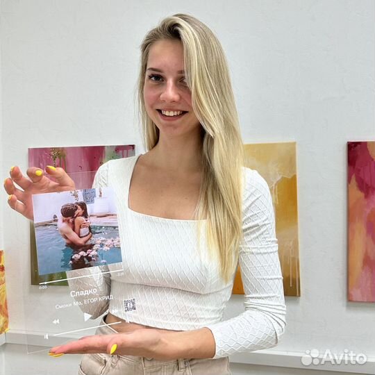 Витраж с фото / Подарок