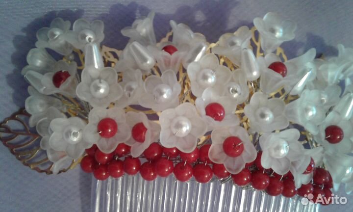 Свадебный букет, гребень, шляпка - вуалетка