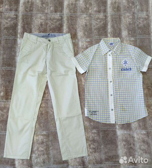Рубашка и брюки для мальчика 6 лет
