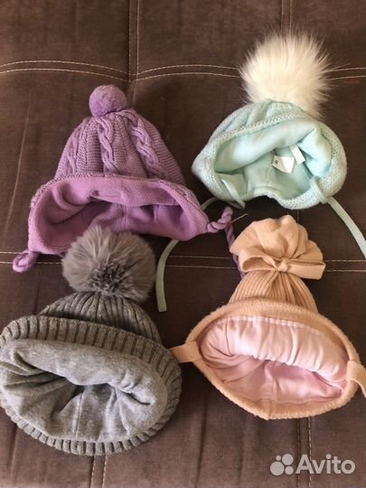 Шапки для девочки и мальчика