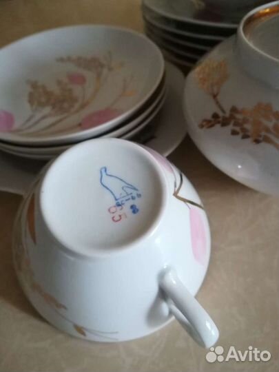 Сервизы ссср,чайные пары,сахарницы